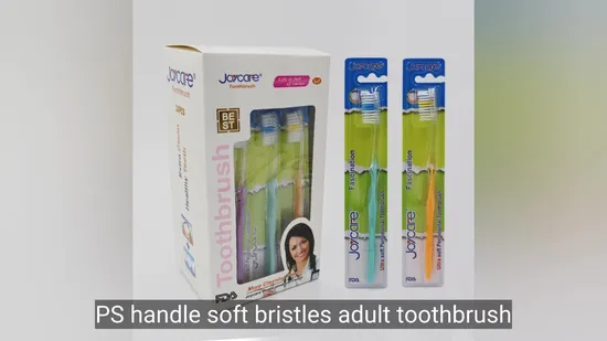 High Quality Dental Health Care Soft Bristles Private Logo Printing Adult Toothbrush